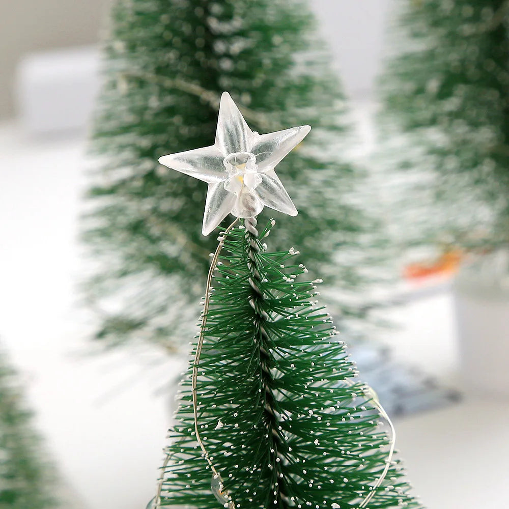 Mini Artificial Christmas Tree with Colorful LED