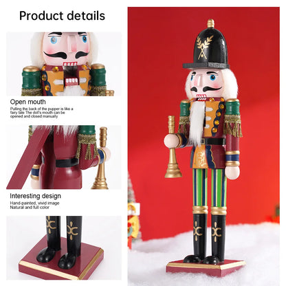Nutcracker Puppet Soldier Ornament Doll