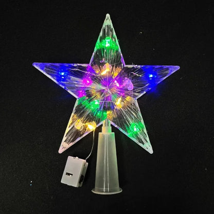 Christmas Tree Decoration Stars Warm Decor LED