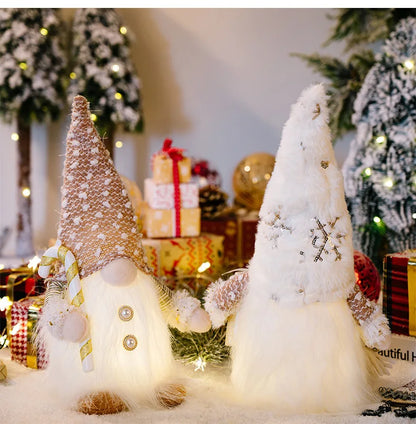 Glowing Gnome Christmas Faceless Doll 30cm