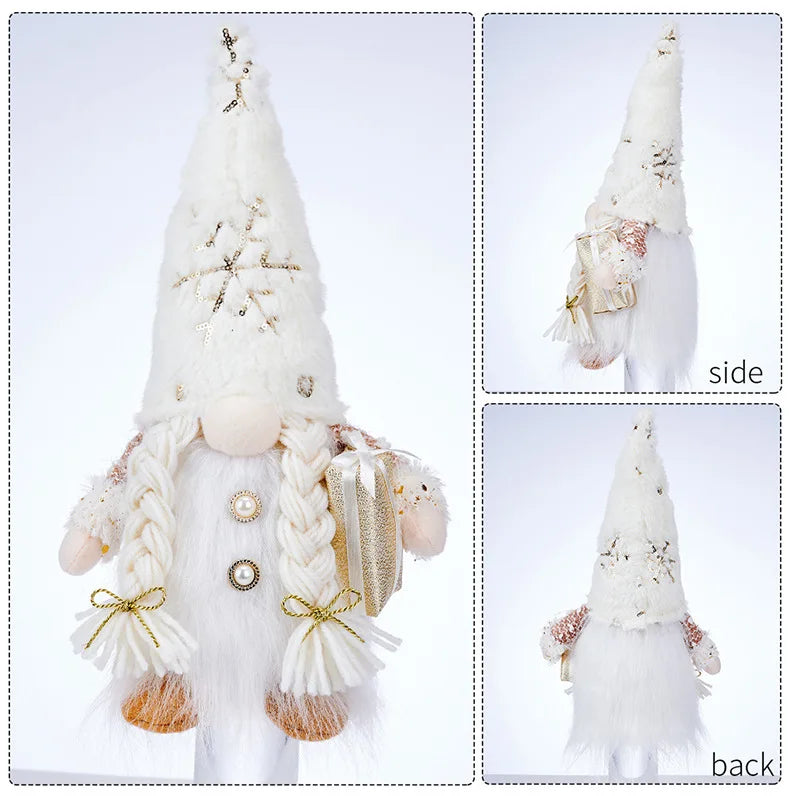 Glowing Gnome Christmas Faceless Doll 30cm