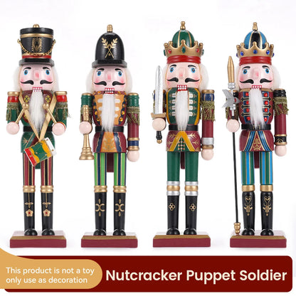 Nutcracker Puppet Soldier Ornament Doll
