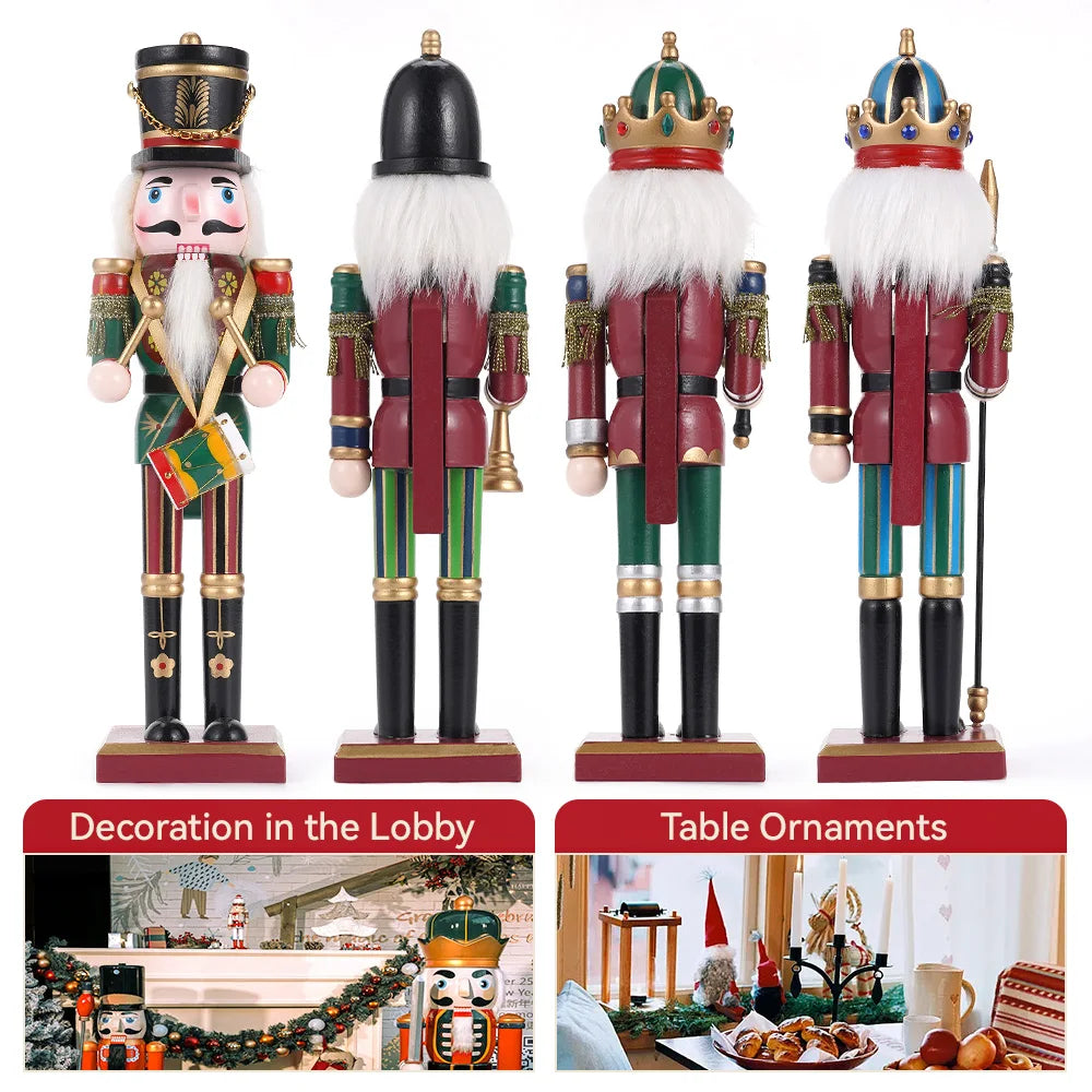 Nutcracker Puppet Soldier Ornament Doll