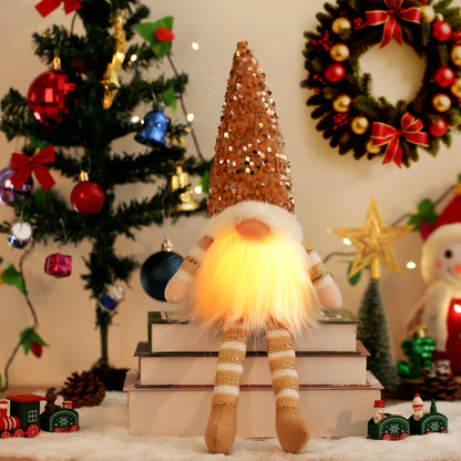 Glowing Gnome Christmas Faceless Doll 30cm
