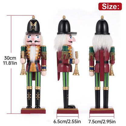 Nutcracker Puppet Soldier Ornament Doll