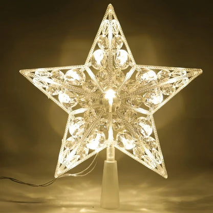 Christmas Tree Decoration Stars Warm Decor LED