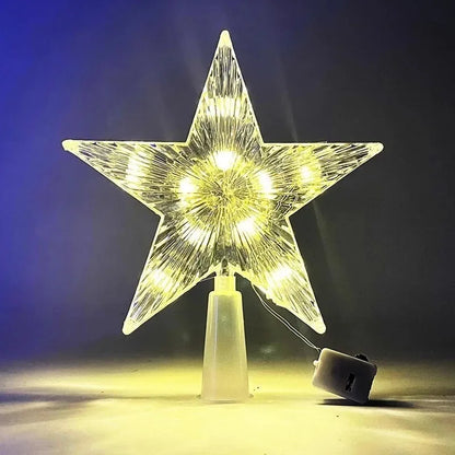 Christmas Tree Decoration Stars Warm Decor LED
