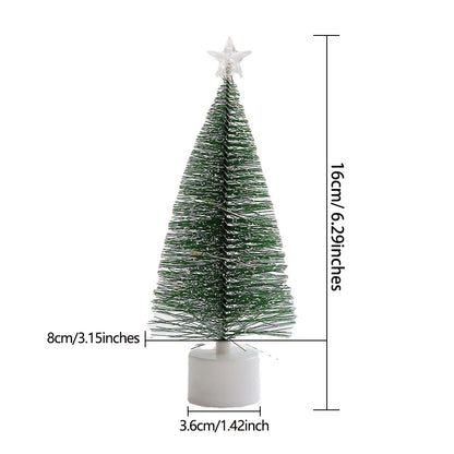 Mini Artificial Christmas Tree with Colorful LED