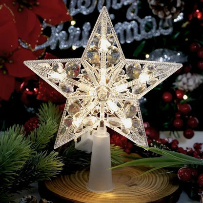 Christmas Tree Decoration Stars Warm Decor LED