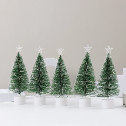 Mini Artificial Christmas Tree with Colorful LED