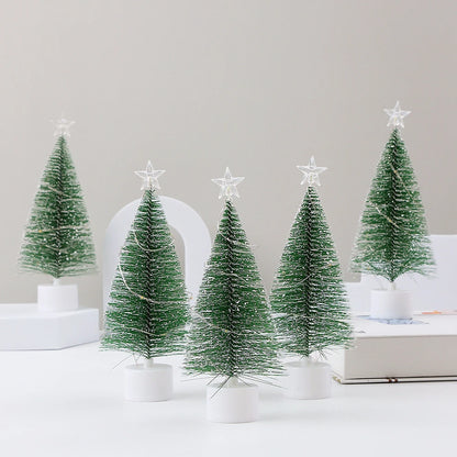 Mini Artificial Christmas Tree with Colorful LED